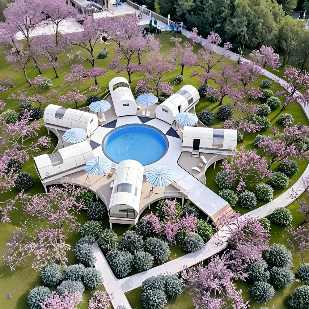 Model prefab house group