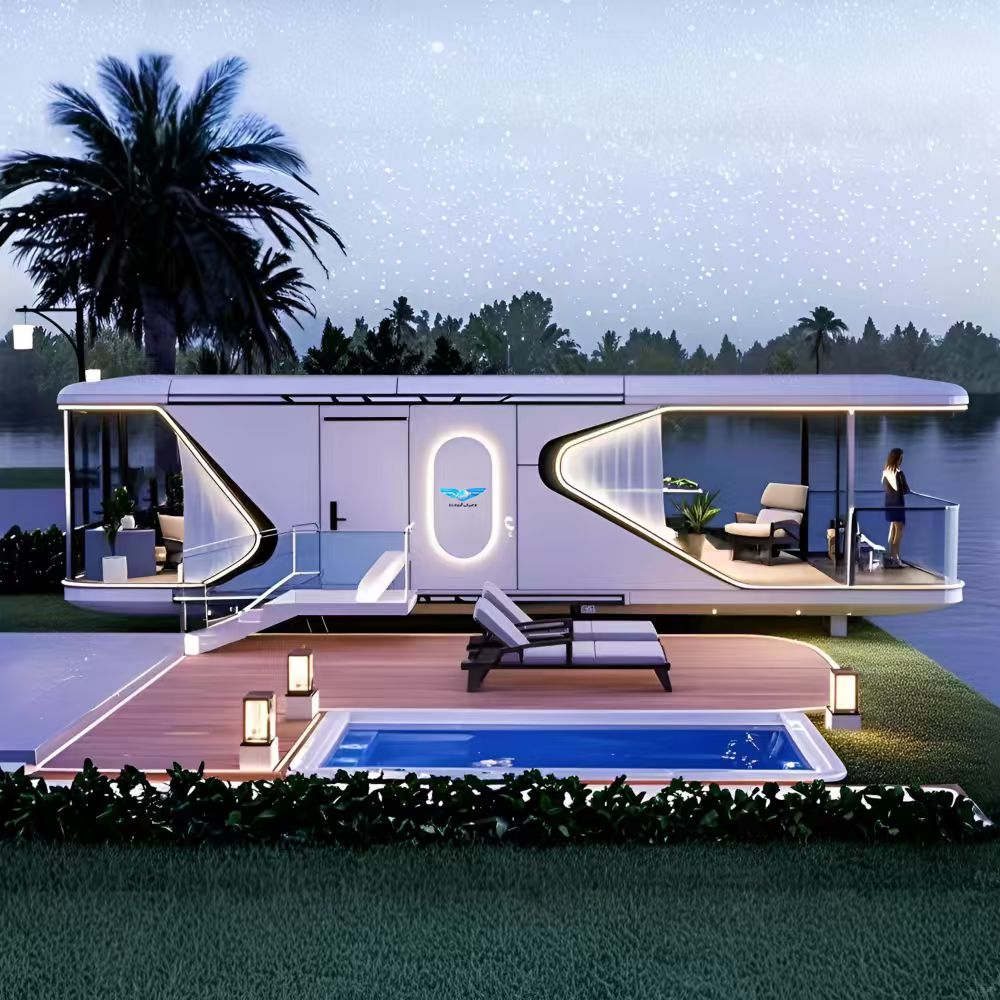 Contemporary Luxury Mobile Home Space Capsule