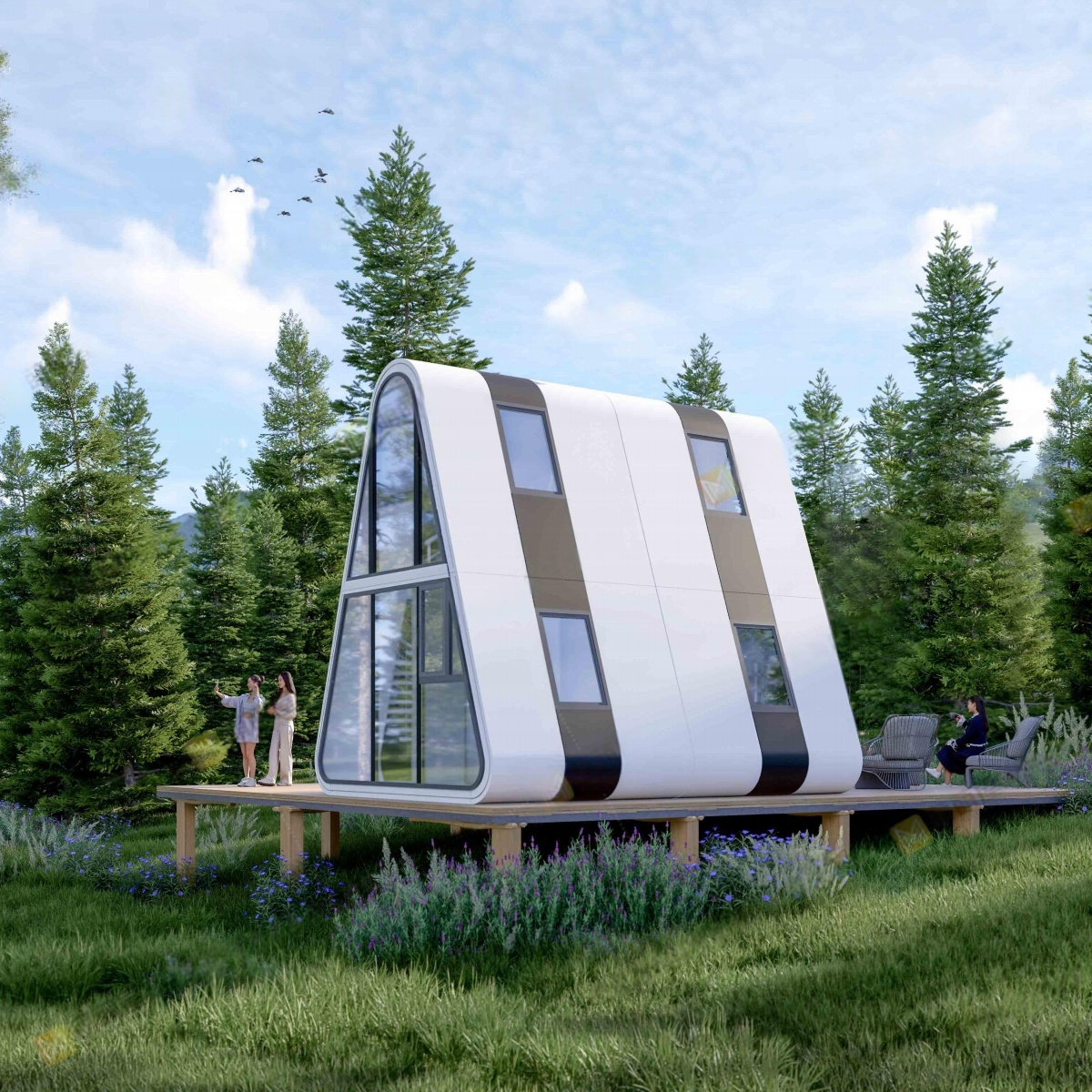 33㎡ Light Steel Space Capsule