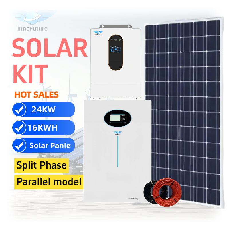 24KW US Version Split Phase Complete Solar System