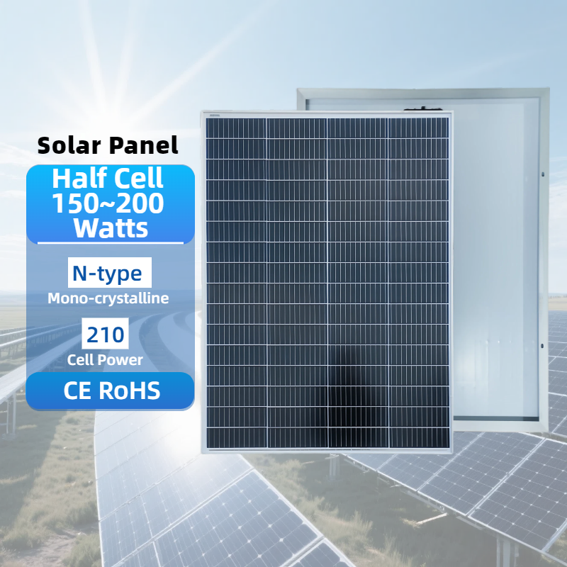 N-Type 150-200W Monocrystalline Solar Panels